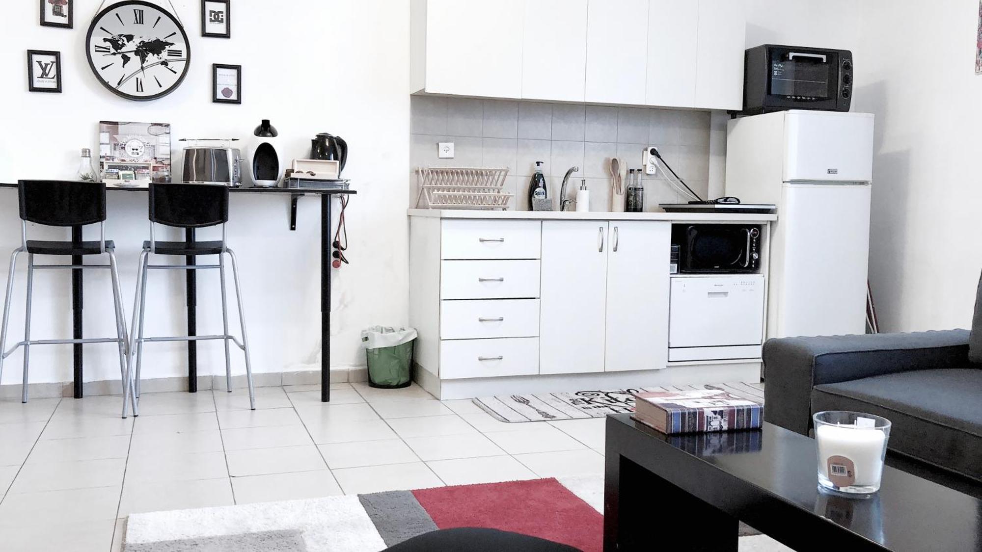 Stylish Tel Aviv Apartment Bagian luar foto