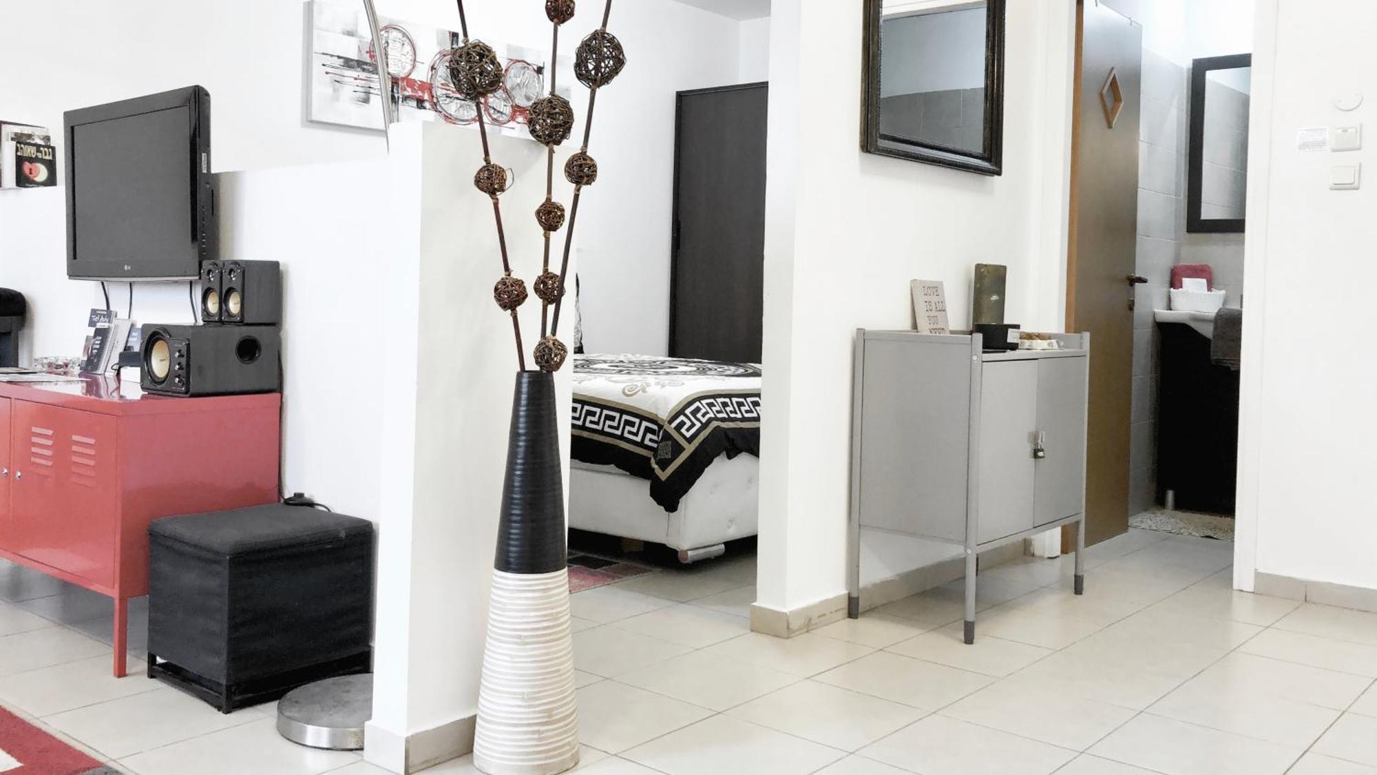Stylish Tel Aviv Apartment Bagian luar foto